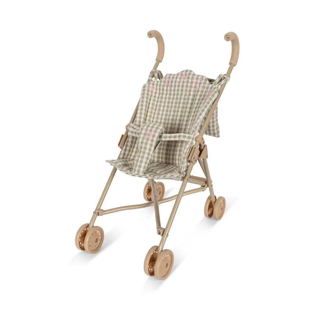 Konges Sløjd Doll Stroller Tea Check