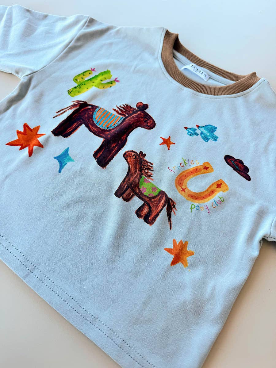 Freckles The Label Pony Club LS Tee Dove