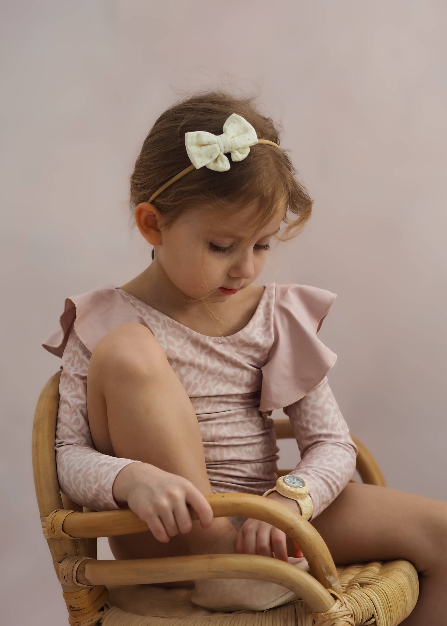 Mrs Ertha Little Bow Headband Petite Petals