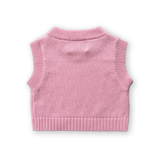 Grown Knitted Vest Blossom