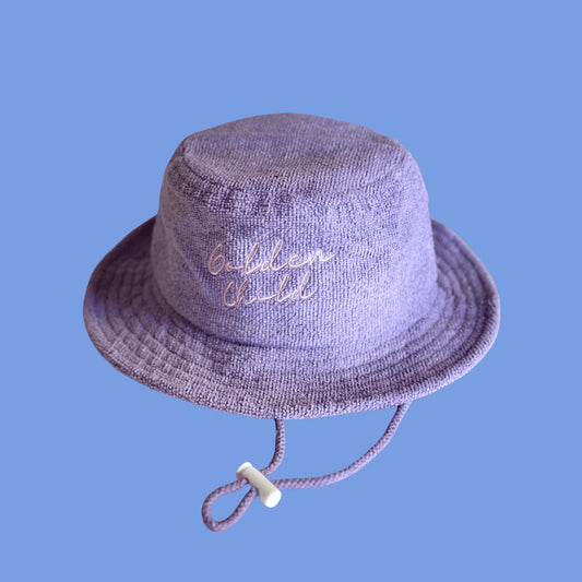 Golden Child - Endless Summer Brimmed Terry Hat - Lilac