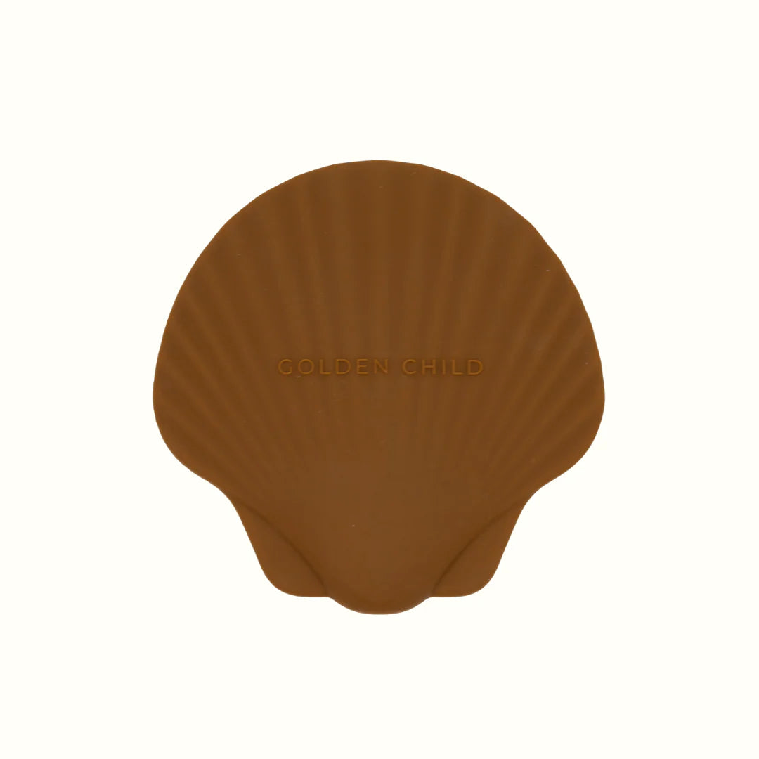 Golden Child - Shell Baby Teether Rust