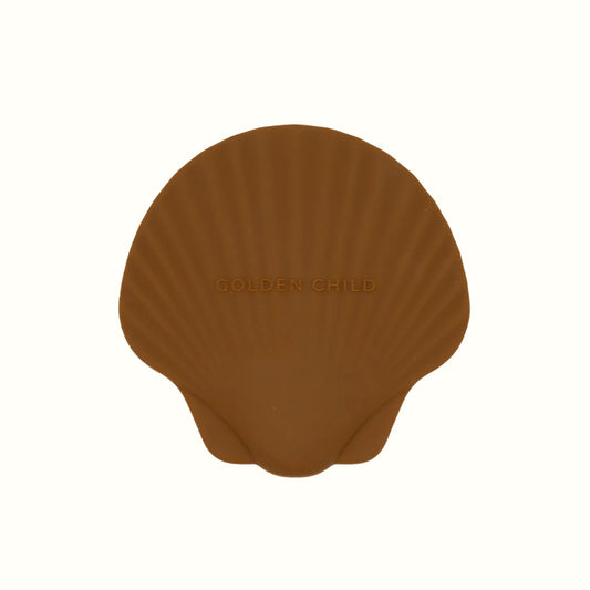 Golden Child - Shell Baby Teether Rust
