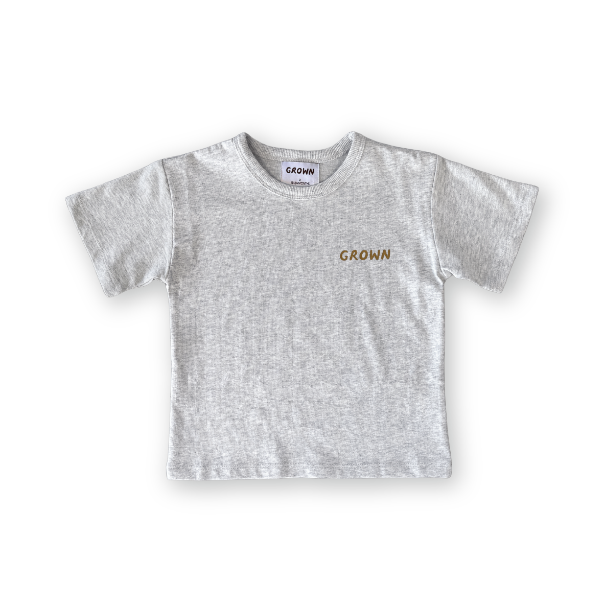Grown Organic Sunshine Tee Grey Marle