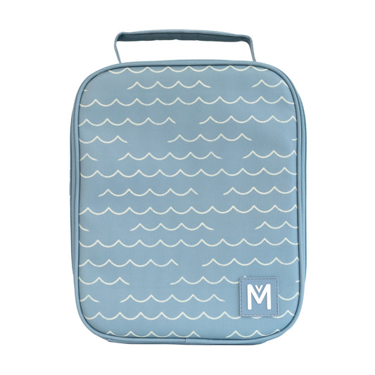 MontiiCo Large Insulated Lunch Bag Wave Rider