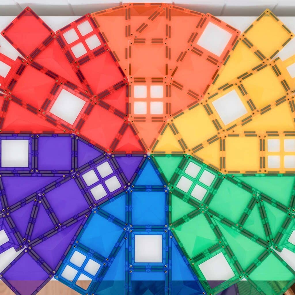 Connetix 120 Piece Rainbow Creative Pack