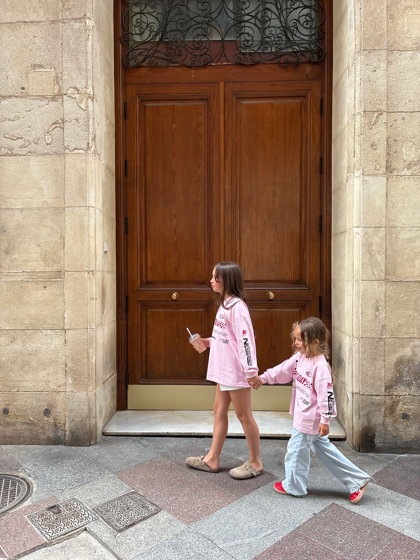 Sśaint Kids Signature Moto Tee Pink