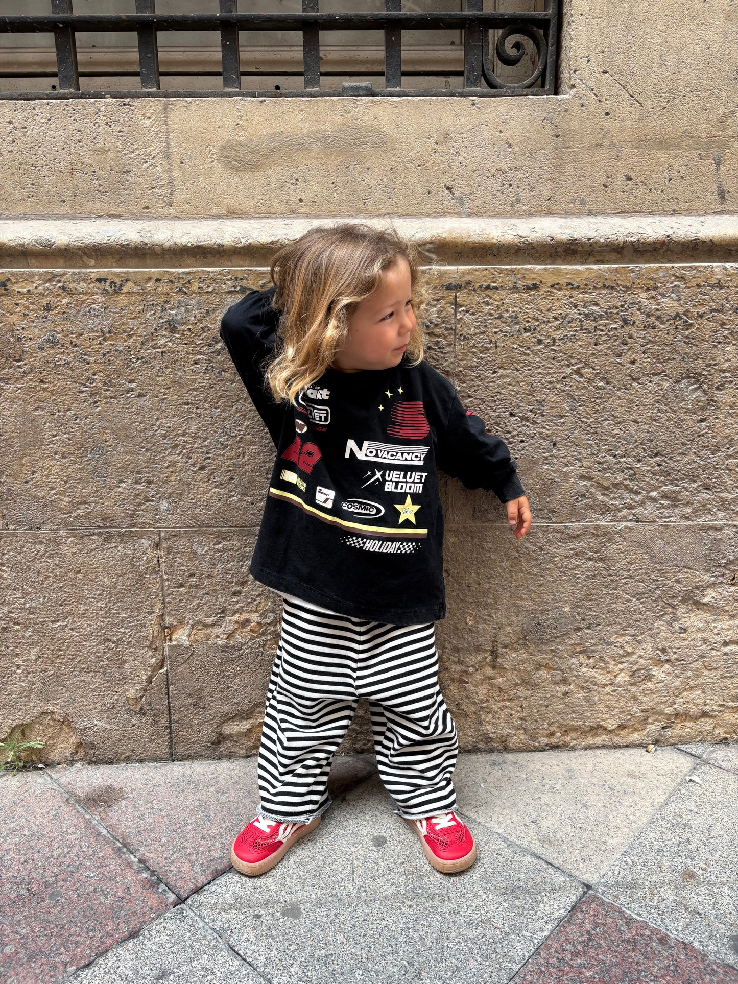 Sśaint Kids Signature Moto Tee Black