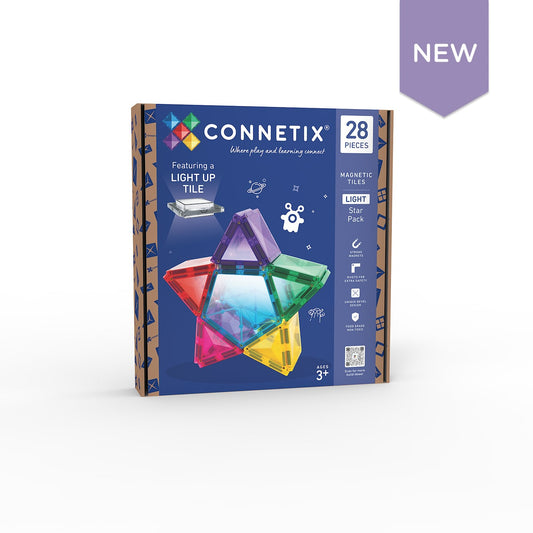 Connetix Tiles Light Star Pack 28 Piece