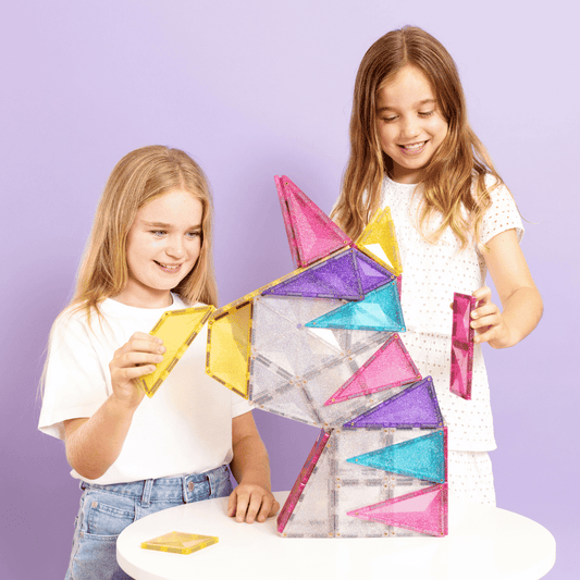 Connetix Tiles Glitter Unicorn Pack 56 Piece