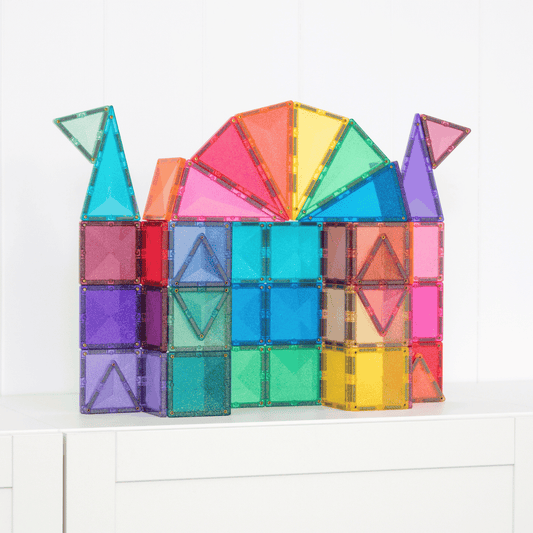 Connetix Tiles Glitter Castle Pack 48 Piece