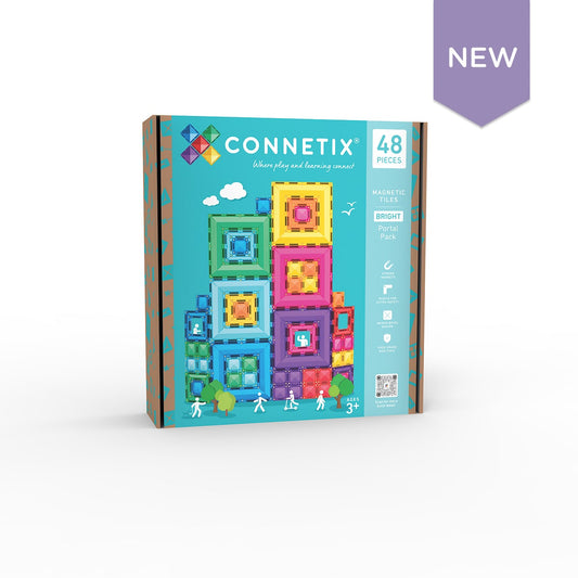 Connetix Tiles Bright Portal Pack 48 Piece