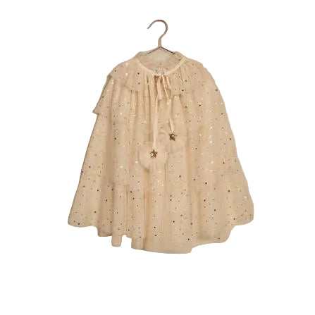Noralee Tulle Cape Champagne Star