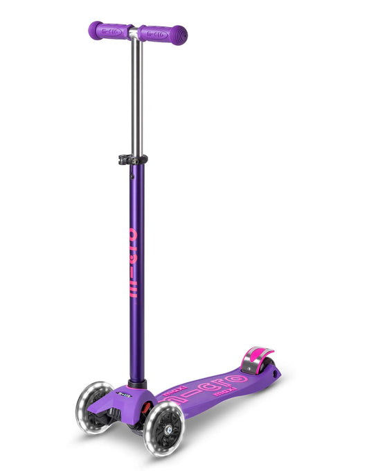 Micro Scooters Maxi Deluxe LED Purple