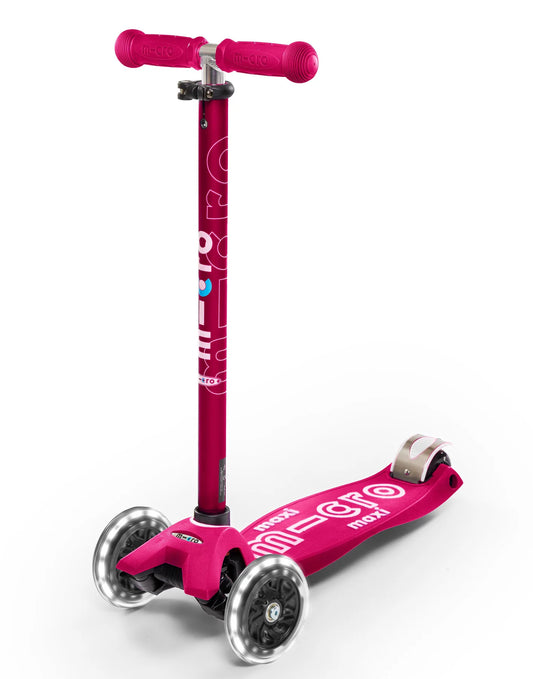 Micro Scooters Maxi Deluxe LED Pink