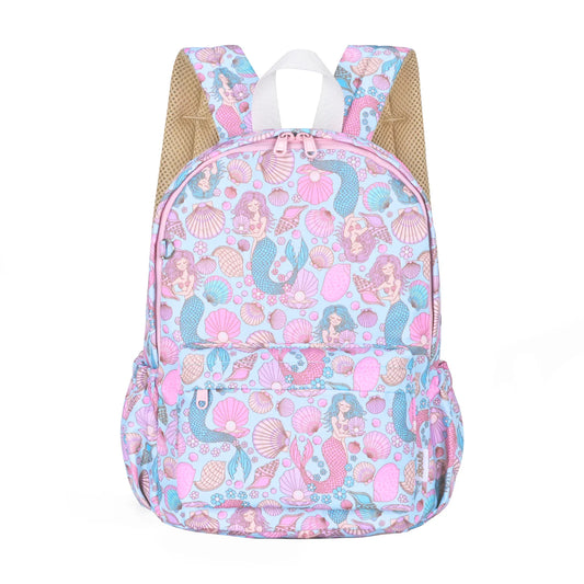 Kinnder Mini Toddler/Daycare Backpack Mermaid Aqua