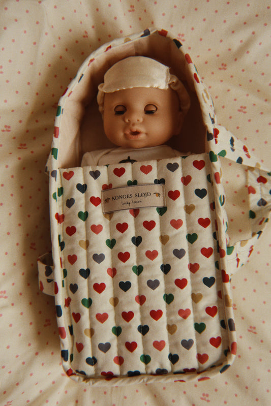 Konges Sløjd Lola Baby Doll Set Coeur Coloré