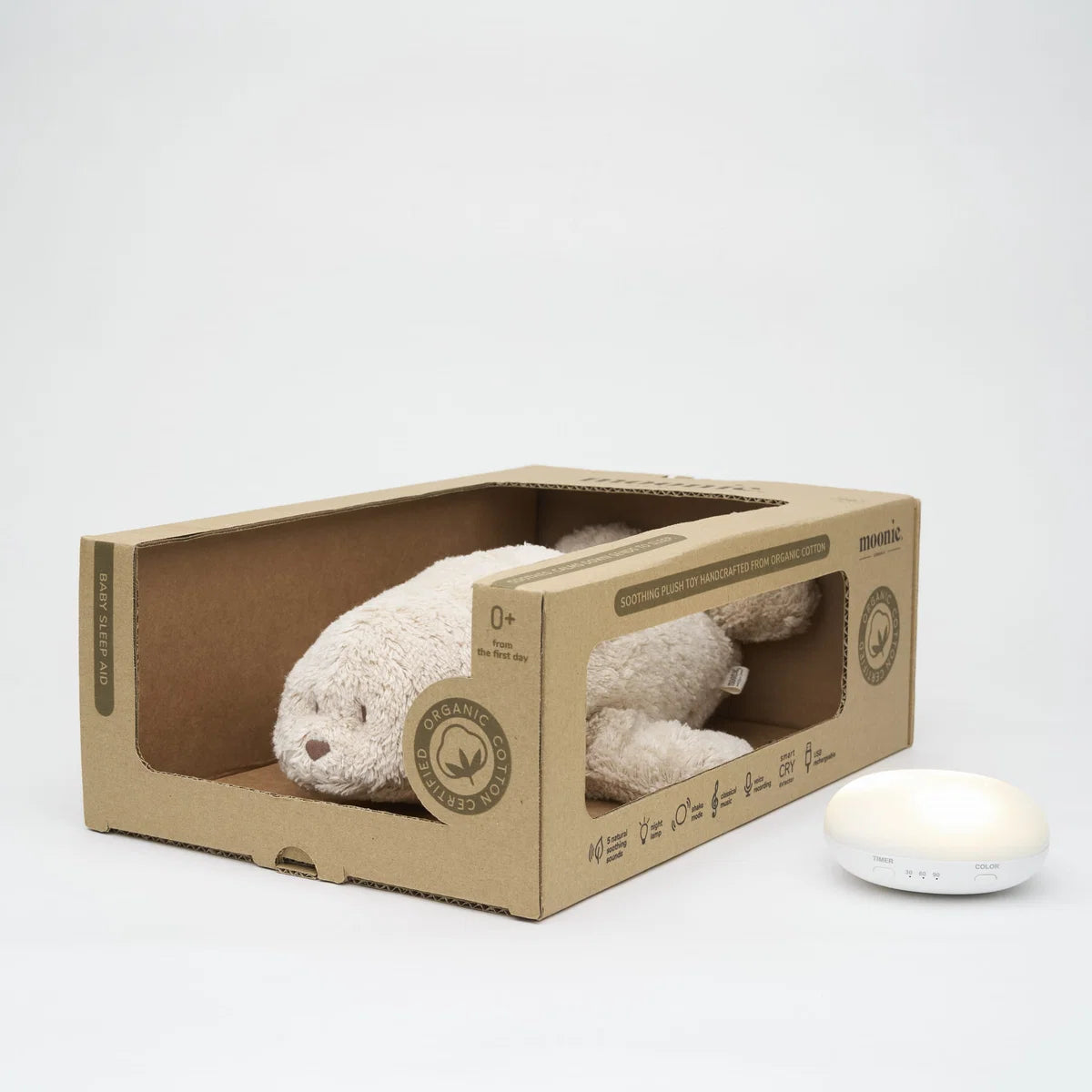Moonie Organic Humming Seal Sand