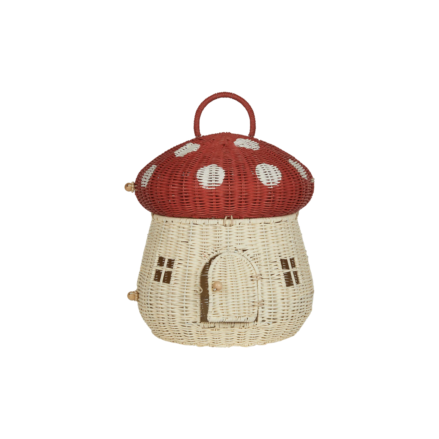 Olli Ella Mushroom Doll House Red