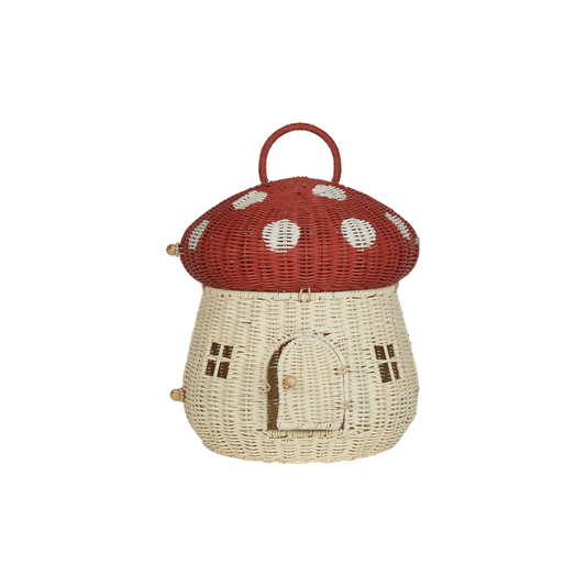 Olli Ella Mushroom Doll House Red