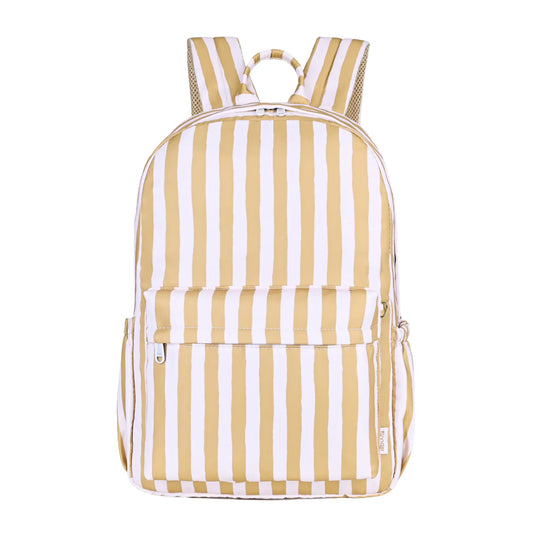 Kinnder Junior Kindy/School Backpack Mustard Stripe