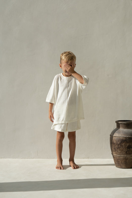 Illoura The Label Thin Knit Tee Off White