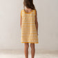Illoura The Label Crochet Mini dress Mango Stripe