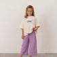 Illoura The Label Live Like Flowers Tee Stone
