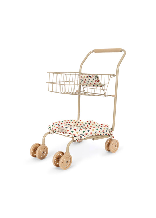 Konges Sløjd Kids Shopping Cart Coeur Coloré