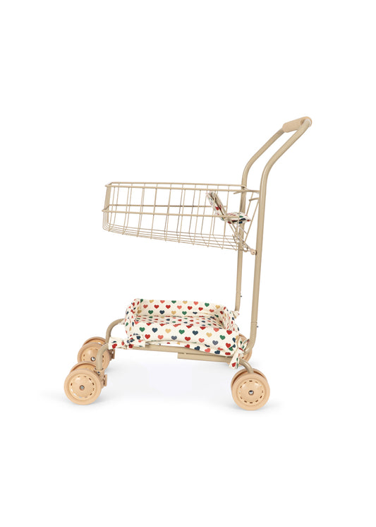 Konges Sløjd Kids Shopping Cart Coeur Coloré