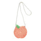 Acorn Peach Straw Bag
