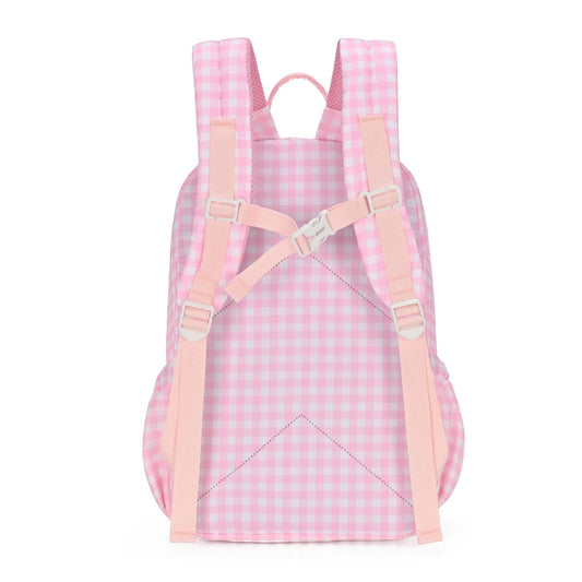 Kinnder Junior Kindy/School Backpack Pink Gingham