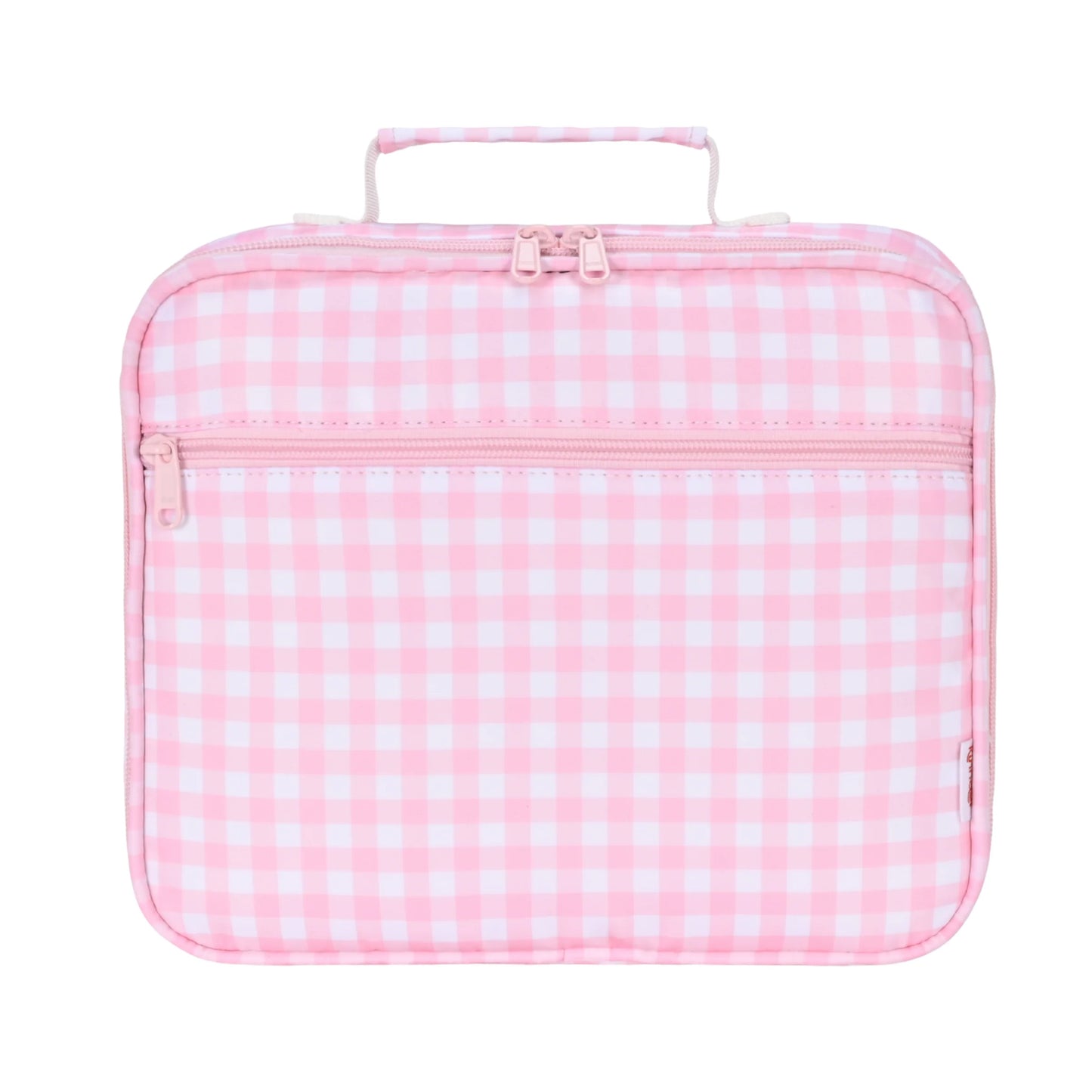 Kinnder Junior Insulated Lunch Bag and Ice Pack Pink Gingham