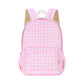 Kinnder Mini Toddler/Daycare Backpack Pink Gingham