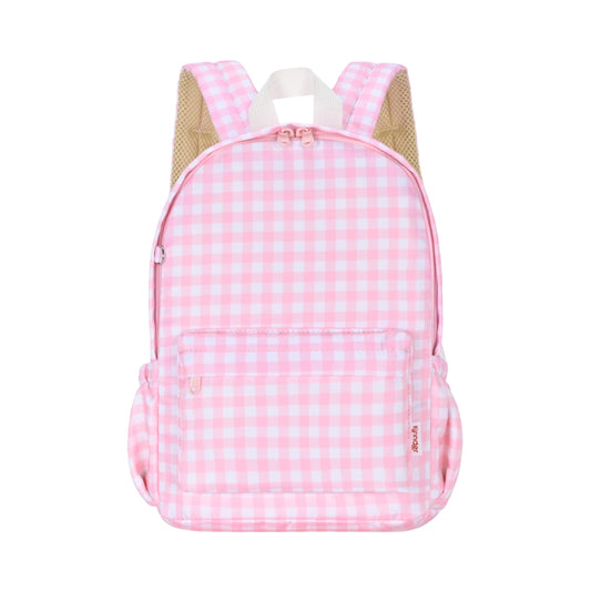 Kinnder Mini Toddler/Daycare Backpack Pink Gingham