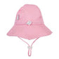 Acorn Pink Wide Brim Infant Hat