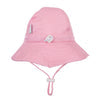 Acorn Pink Wide Brim Infant Hat