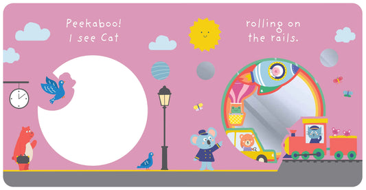 Book Graduating Mirror Board Book Peek-a-Boo! I See You