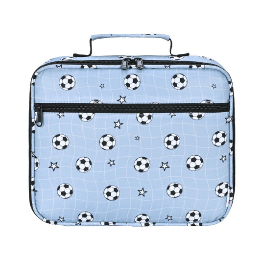 Kinnder Junior Insulated Lunch Bag and Ice Pack Soccer Star
