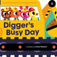 Book Mini Me Shaped Board Book Digger's Busy Day