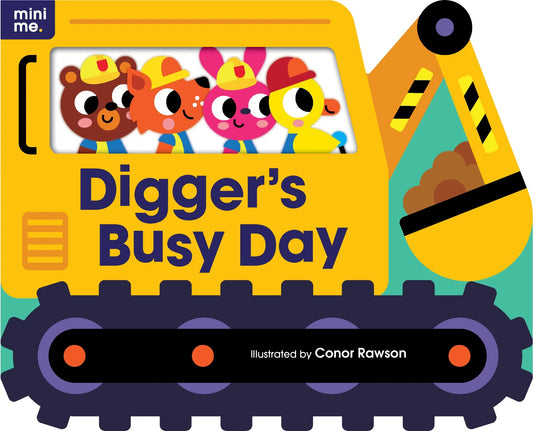 Book Mini Me Shaped Board Book Digger's Busy Day