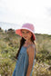Acorn Terry Towelling Bucket Hat Light Pink