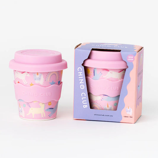 Chino Club Babychino Cup 4oz Pink Unicorn