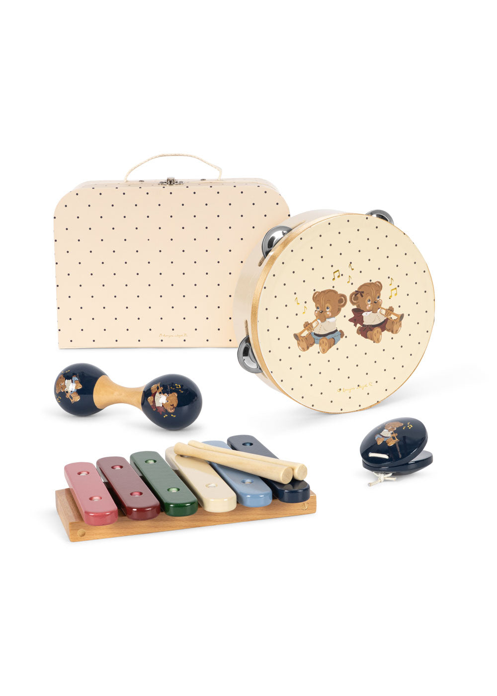 Konges Sløjd Music Set Teddy Bear