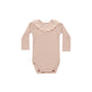 Quincy Mae Ruffle Collar Bodysuit - Antique