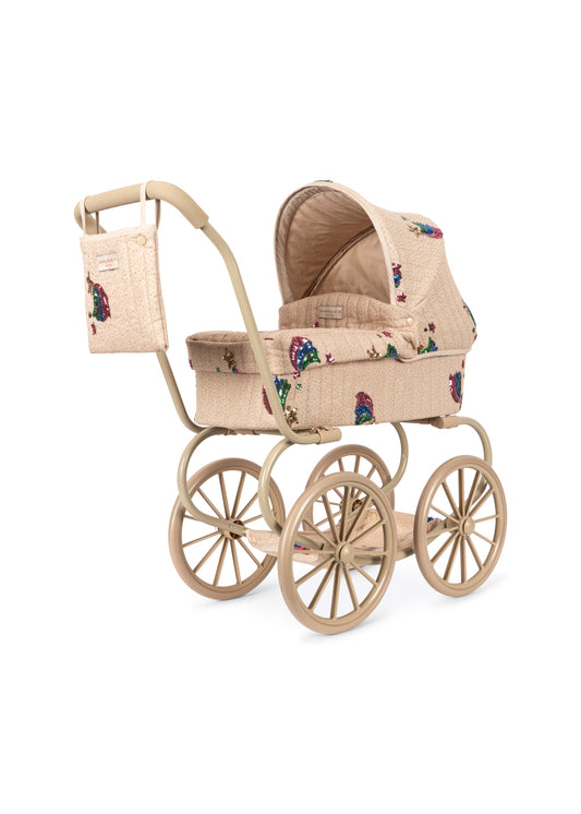 Konges Sløjd Minnie Tulle Doll Pram Rainbow Star