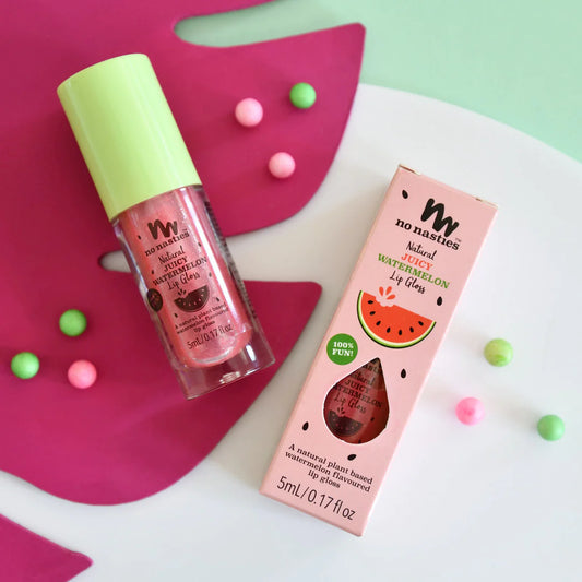 No Nasties Natural Kids Lip Gloss Juicy Watermelon