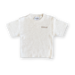 Grown Organic Ribbed Knitted Logo Tee Coconut