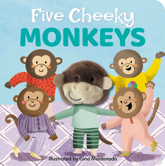 Book Finger Puppet Book Five Cheeky Monkeys
