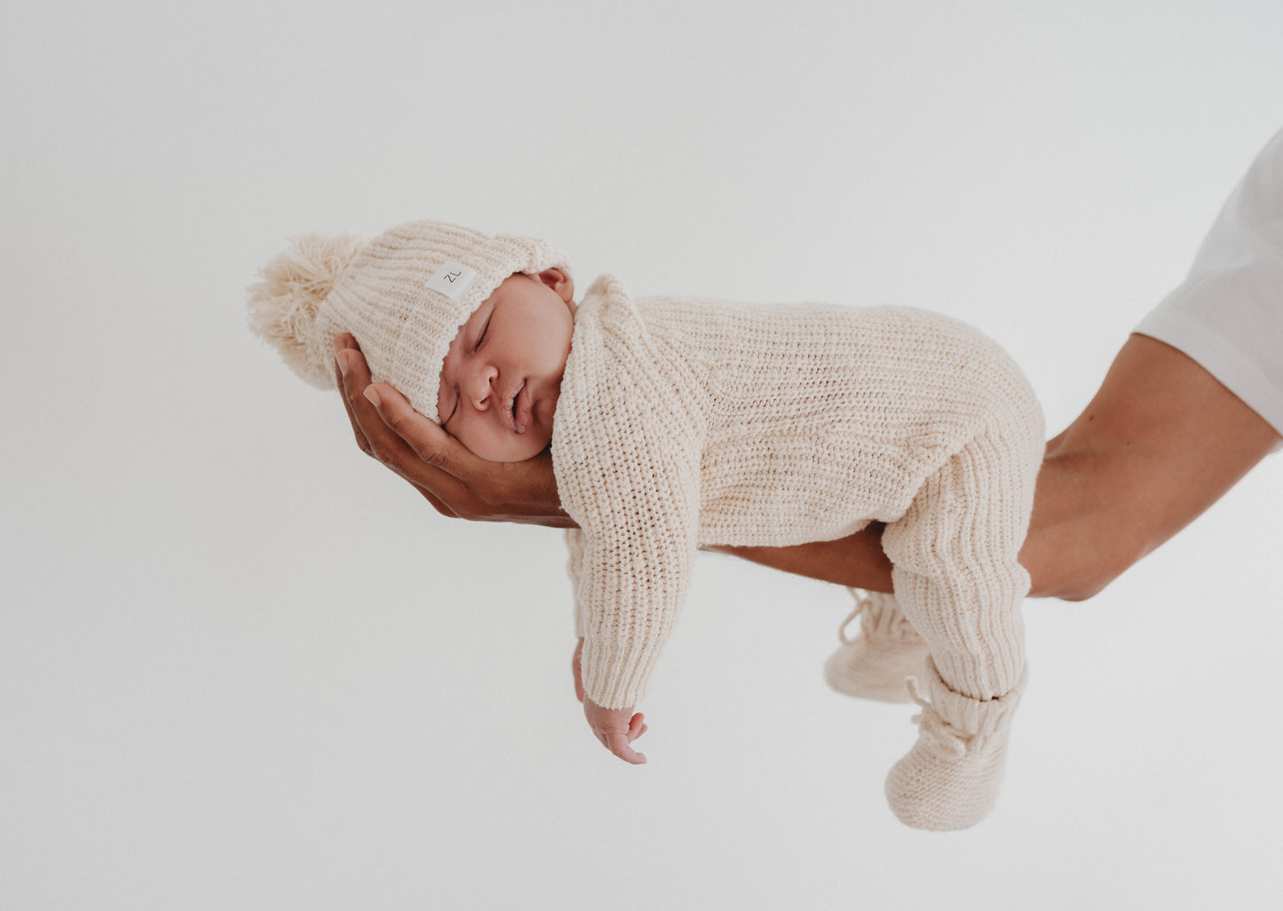 Ziggy Lou Classic Knit Romper Honey